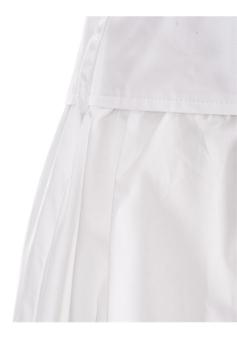 White Long Skirt With Belt PAROSH | COTTON-D620450001