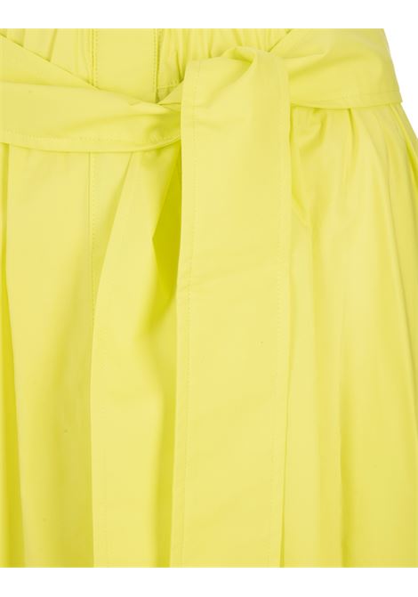 Yellow Long Skirt With Belt PAROSH | COTTON-D620450056