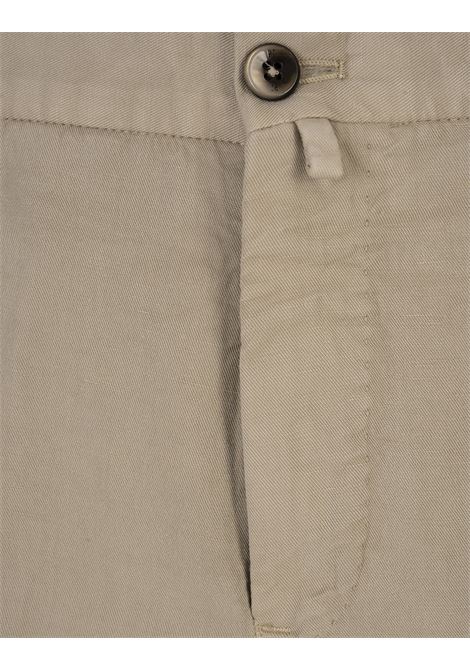 Beige Lyocell and Cotton Bermuda Shorts PT BERMUDA | BTKCZ00CL1-PU31Y041