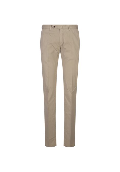 Pantalone Slim Fit In Misto Seta Beige PT TORINO | DT01Z00CL1-BB44Y041