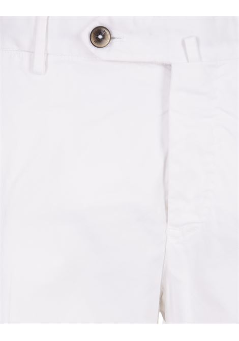 Pantalone Slim Fit In Cotone Stretch Bianco PT TORINO | VT01Z00CL1-NU62N010