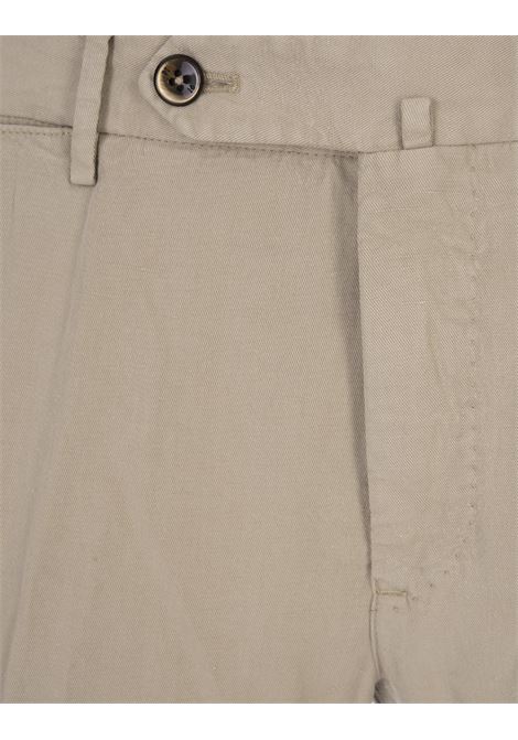 Pantalone Slim Fit In Misto Lino Beige PT TORINO | VT01Z00CL1-PU31Y020