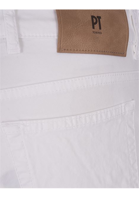 Pantalone Slim Fit Cinque Tasche Bianco PT05 | VT05Z00BAS-NU62N010