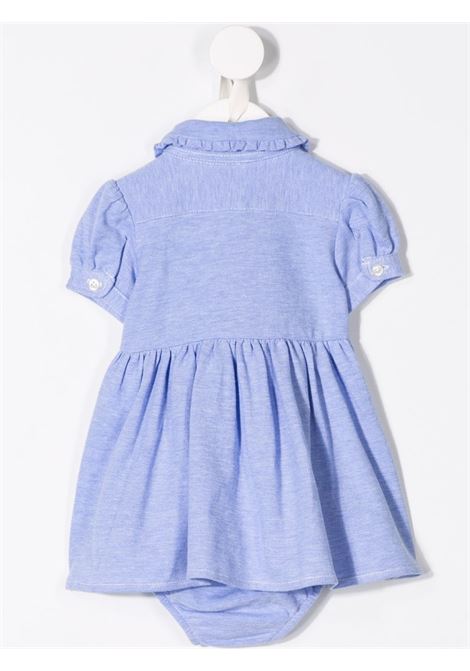 Light Blue Polo Style Dress RALPH LAUREN KIDS | 310-734896002