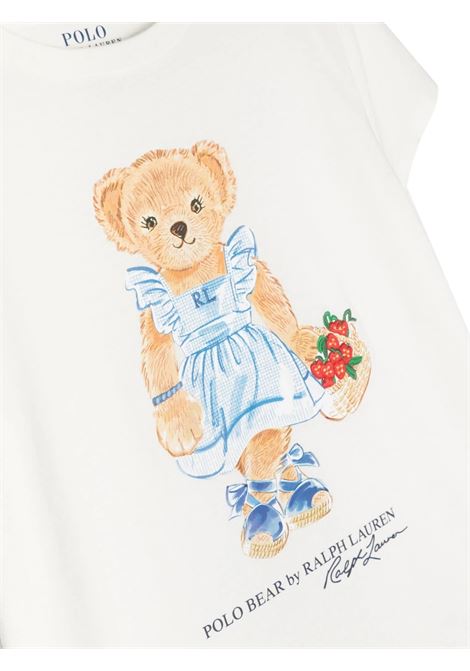 T-Shirt Polo Bear Bianca RALPH LAUREN KIDS | 311-903888001