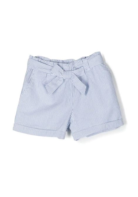 Shorts Paper-Bag In Seersucker A Righe Azzurre RALPH LAUREN KIDS | 313-901704001