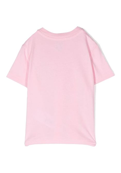 Pink T-Shirt With Light Blue Pony RALPH LAUREN KIDS | 320-832904089