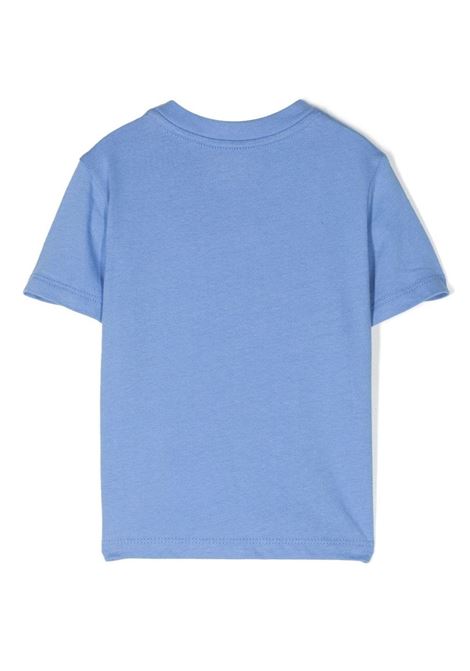 Light Blue T-Shirt With Yellow Pony RALPH LAUREN KIDS | 320-832904093