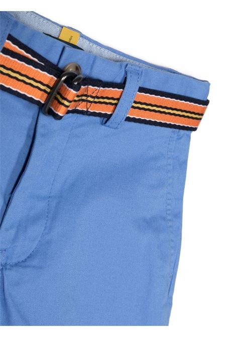 Shorts In Light Blue Stretch Chino With Belt RALPH LAUREN KIDS | 321-863960012