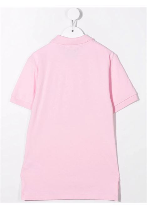 Teen Pink Piquet Polo Shirt With Navy Blue Pony RALPH LAUREN KIDS | 323-547926013