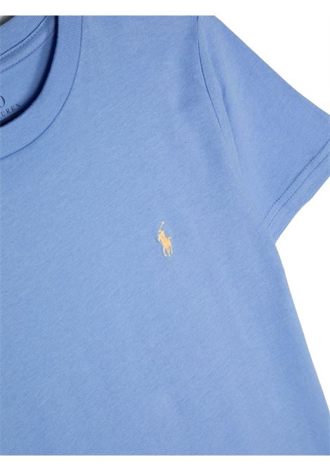 T-Shirt Teen Azzurra Con Pony Giallo RALPH LAUREN KIDS | 323-832904112