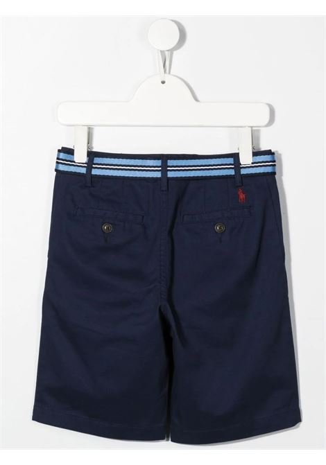 Shorts In Chino Stretch Blu Navy Con Cintura RALPH LAUREN KIDS | 323-863960003