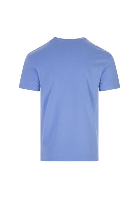 Light Blue Polo Custom Slim-Fit T-Shirt RALPH LAUREN | 710-860829002