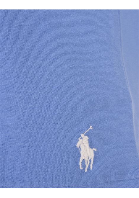 Light Blue Polo Custom Slim-Fit T-Shirt RALPH LAUREN | 710-860829002
