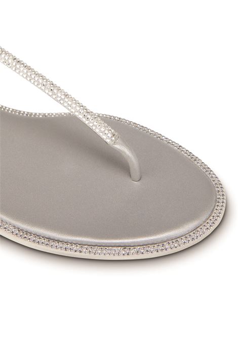 Grey Diana Low Jewel Sandal RENE' CAOVILLA | C11574-010-R001V232