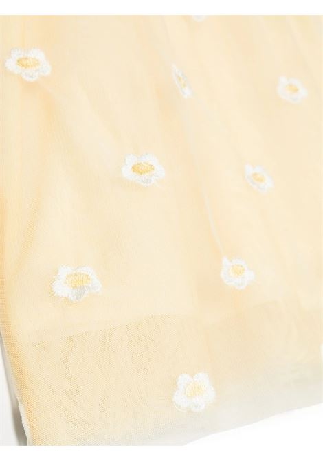 Yellow Tulle Dress with Daisy Embroidery STELLA MCCARTNEY KIDS | TS1301-L0112202EM