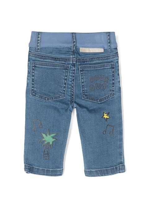 Jeans Slim Fit Blu con Stampa Disegni STELLA MCCARTNEY KIDS | TS6670-Z0153614