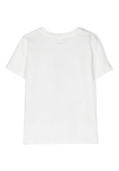 White T-Shirt With Love to Dream Embroidery STELLA MCCARTNEY KIDS | TS8C51-Z0434101