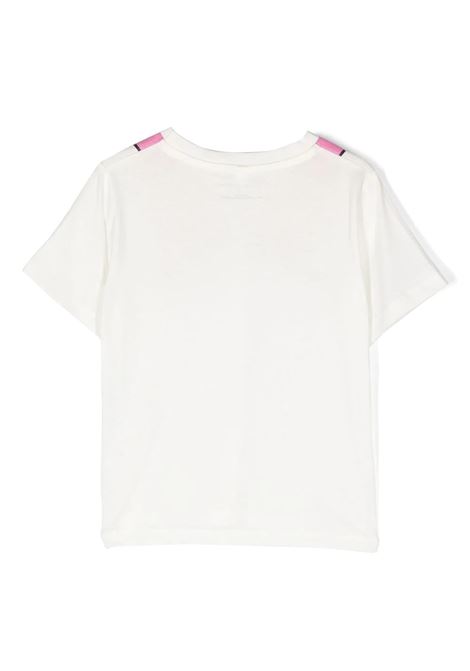 White T-Shirt With Shoes Print STELLA MCCARTNEY KIDS | TS8D31-Z0434101