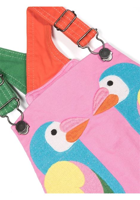 Dungarees with Double Parrot Cub Print STELLA MCCARTNEY KIDS | TSAA62-Z0156999