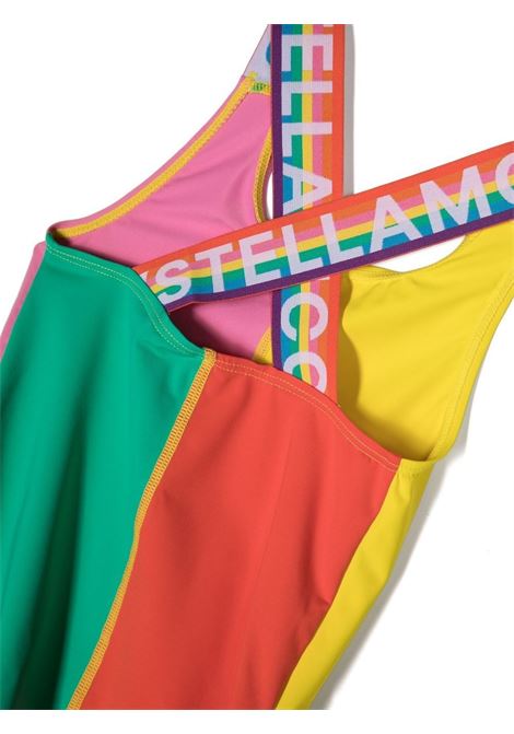 Costume Intero Multicolore Con Spalline Logate STELLA MCCARTNEY KIDS | TSCC09-Z0157999