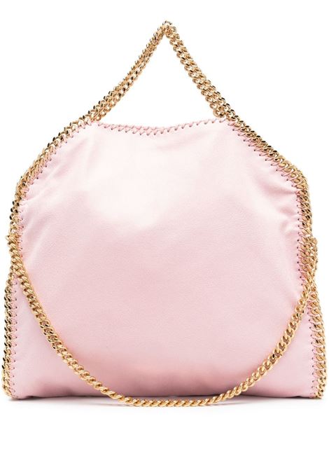 Pink And Golden Falabella Fold Over Tote Bag STELLA MCCARTNEY | 234387-W93555900