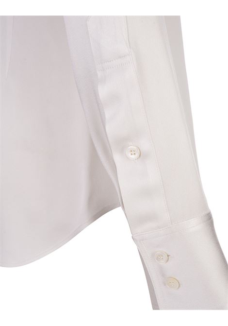 Camicia in Satin Bianco con Doppio Taschino STELLA MCCARTNEY | 620046-3BU3709100