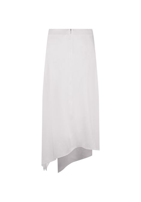 White Asymmetrical Midi Skirt STELLA MCCARTNEY | 630043-3BU3709100