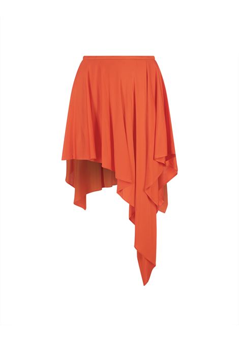 Orange Asymmetrical Short Skirt STELLA MCCARTNEY | 630050-3BU3597516