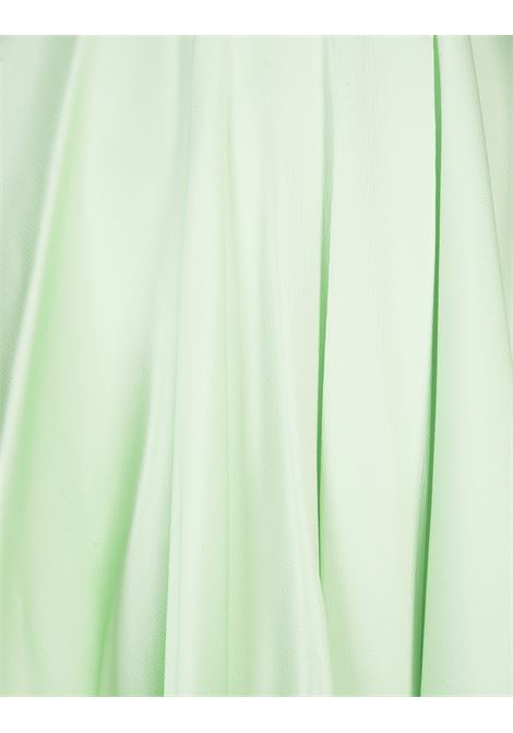 Fluo Mint Asymmetrical Short Dress with Halter Neck STELLA MCCARTNEY | 6A0152-3BU3583090