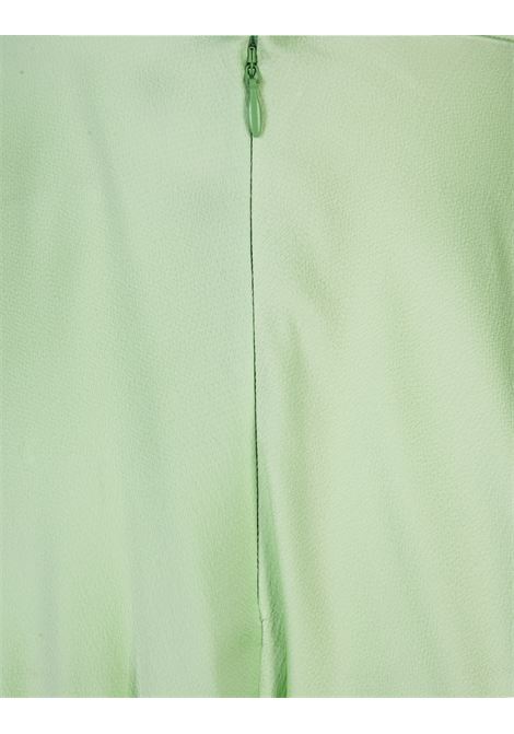 Fluo Mint Asymmetrical Short Dress with Halter Neck STELLA MCCARTNEY | 6A0152-3BU3583090