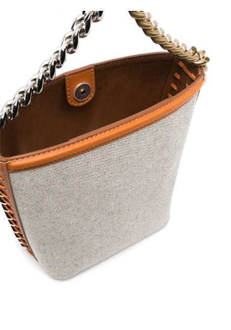 White And Brown Frayme Bucket Bag STELLA MCCARTNEY | 7B0033-WP02001000