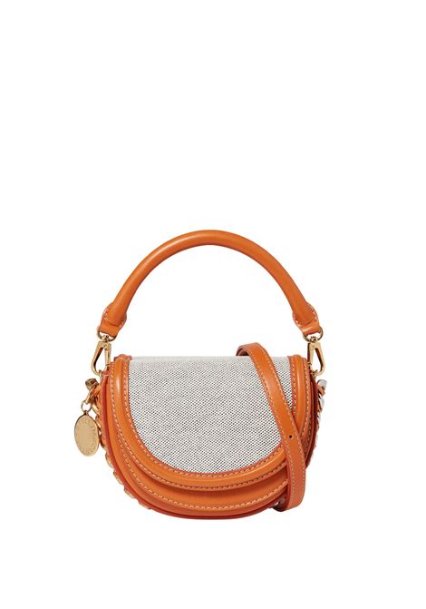 Frayme Shoulder Bag in Cotton Canvas with Double Flap STELLA MCCARTNEY | 7B0044-WP02001000