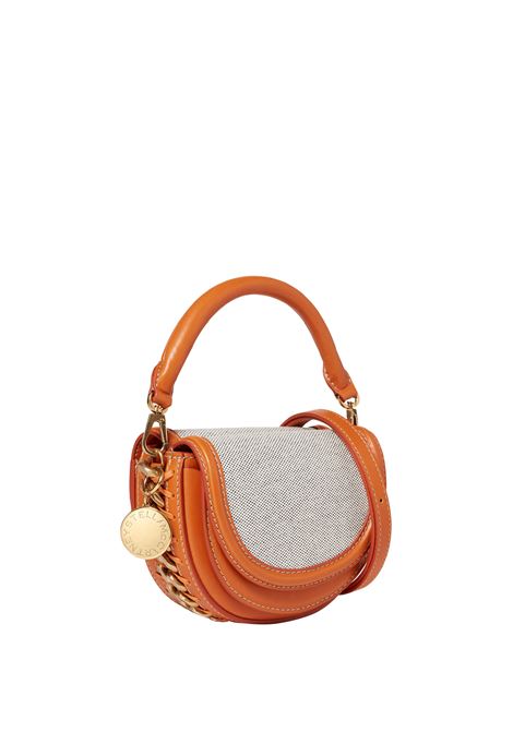 Frayme Shoulder Bag in Cotton Canvas with Double Flap STELLA MCCARTNEY | 7B0044-WP02001000
