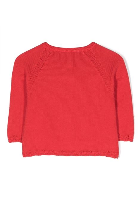 Red Perforated Knit Cardigan TARTINE ET CHOCOLAT | TW1801177