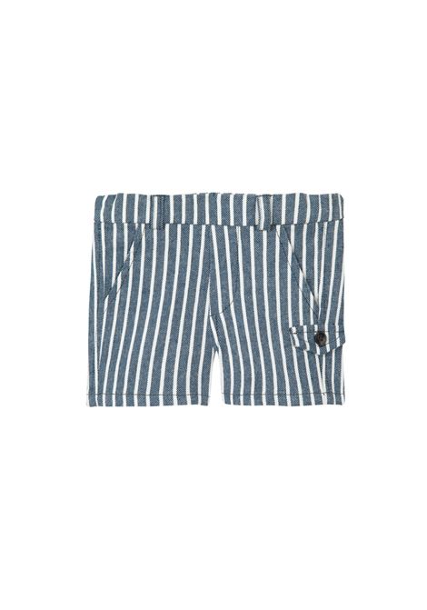Blue and White Striped Shorts TARTINE ET CHOCOLAT | TW2606188