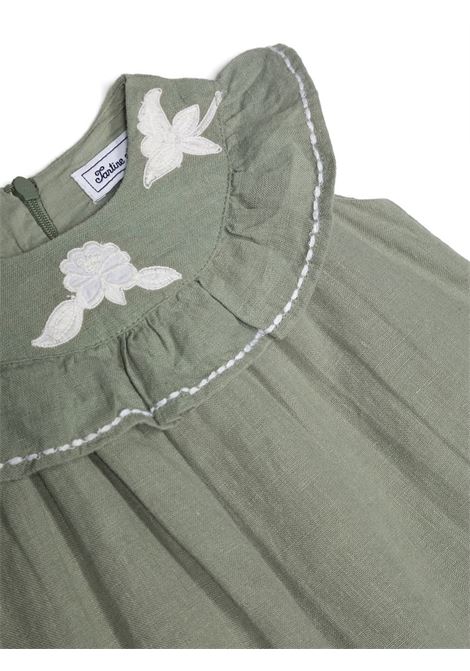 Khaki Green Chambray Dress TARTINE ET CHOCOLAT | TW3005156