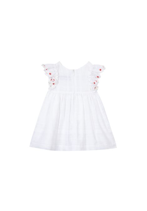 White Dress With Floral Embroidery TARTINE ET CHOCOLAT | TW3009101