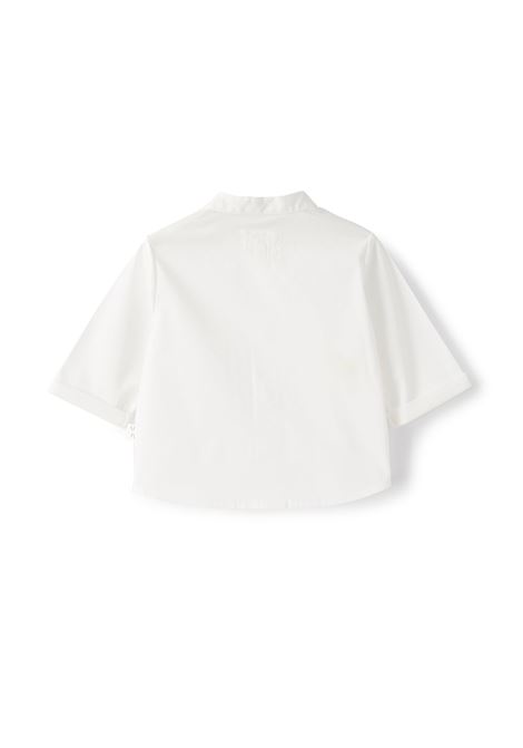 White Short-Sleeved Shirt TEDDY & MINOU | E23CI003C6039100