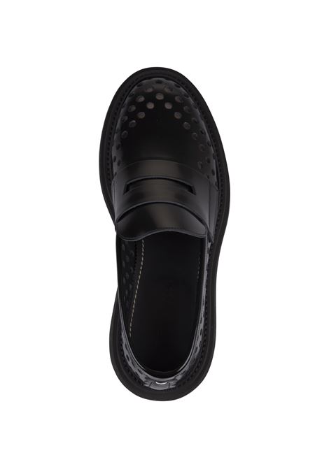 Victor Loafer In Black Perforated Leather THE ANTIPODE | VICTOR150