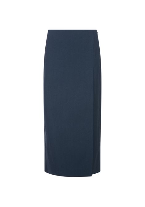 Wrap Skirt In Solar Blue Faille Stretch TORY BURCH | 150843044