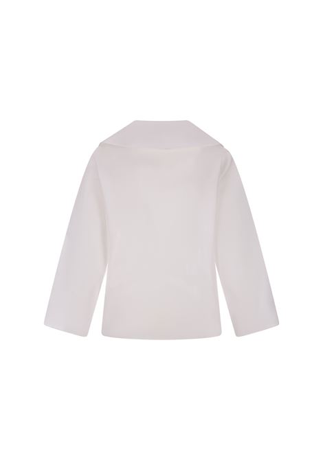 White Silk Blouse With 3/4 Sleeves TORY BURCH | 150889100