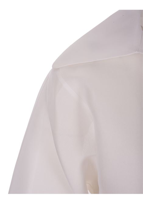 White Silk Blouse With 3/4 Sleeves TORY BURCH | 150889100