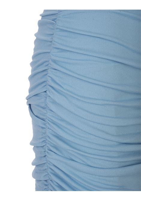 Blue Bliss Ruched Mini Skirt TORY BURCH | 151138425