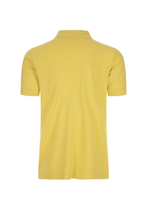 Yellow IceCotton Slim Fit Polo Shirt ZANONE | 811818-ZG380Z5424