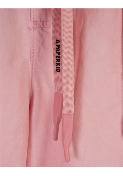 Pink Cargo Trousers With Logo A PAPER KID | S4PKUAPA011041