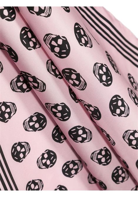 Pink Silk Scarf With All-Over Skull ALEXANDER MCQUEEN | 590929-3001Q5914