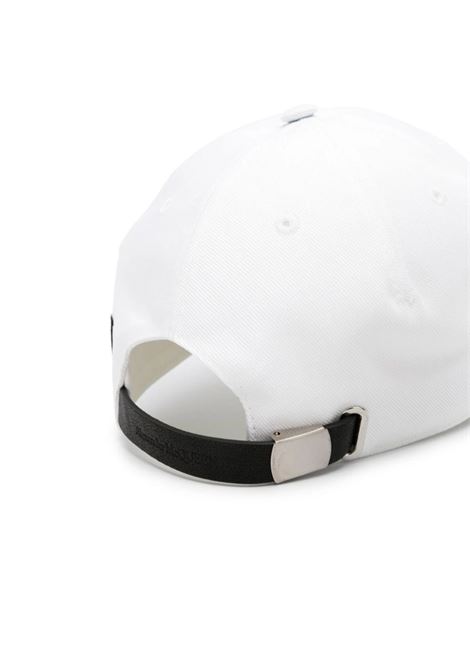 White Baseball Hat With McQueen Embroidery ALEXANDER MCQUEEN | 632896-4105Q9060