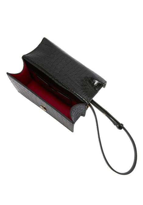 Black Mini Jewelled Satchel Bag ALEXANDER MCQUEEN | 653134-1HB0T1001