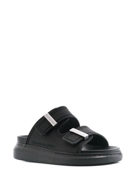 Black And Silver Hybrid Sandals ALEXANDER MCQUEEN | 658063-W4Q511081